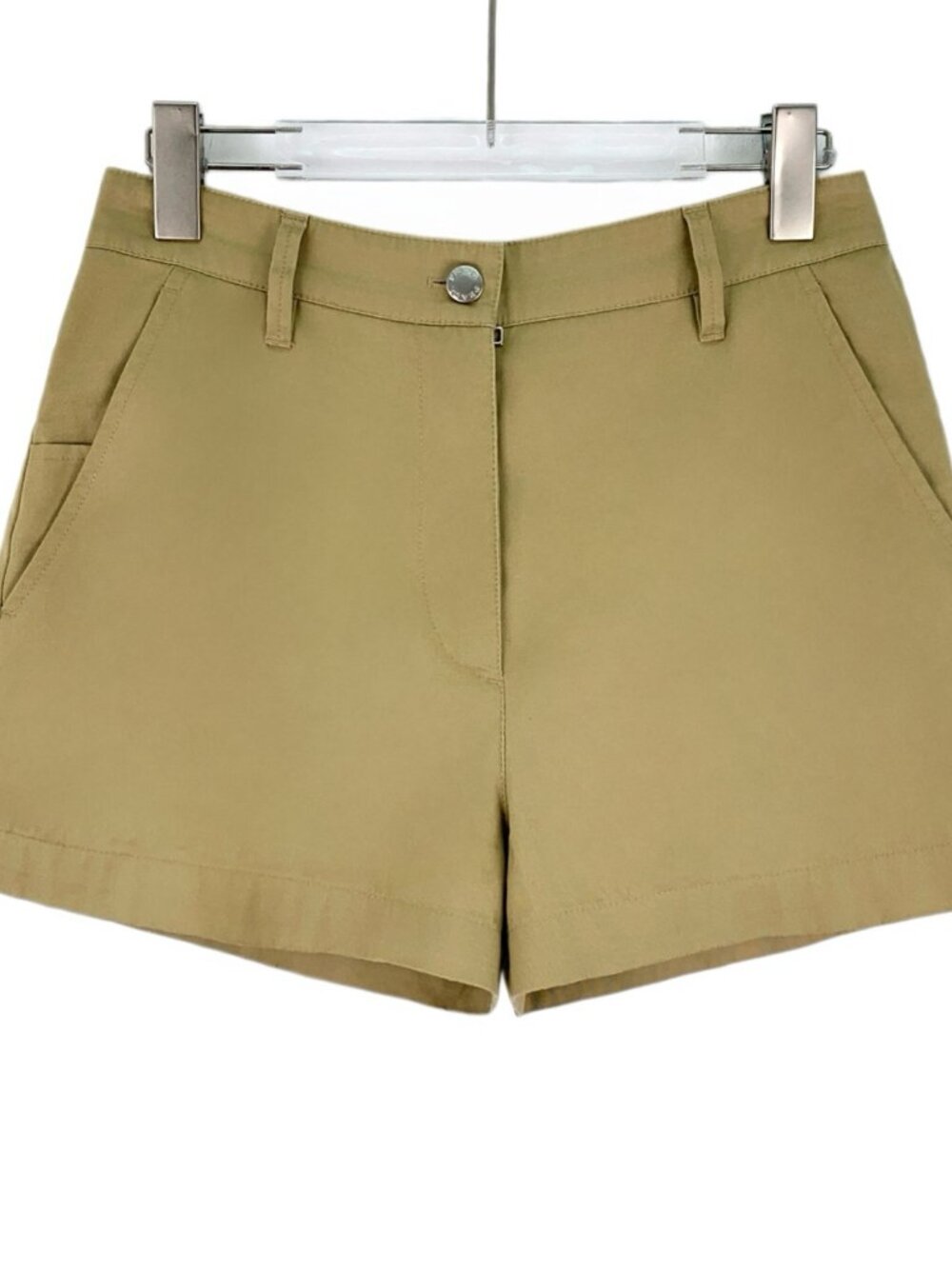 H32610 Prada Brown Triangle Shorts Size 38 M Brand New Storage With Tag